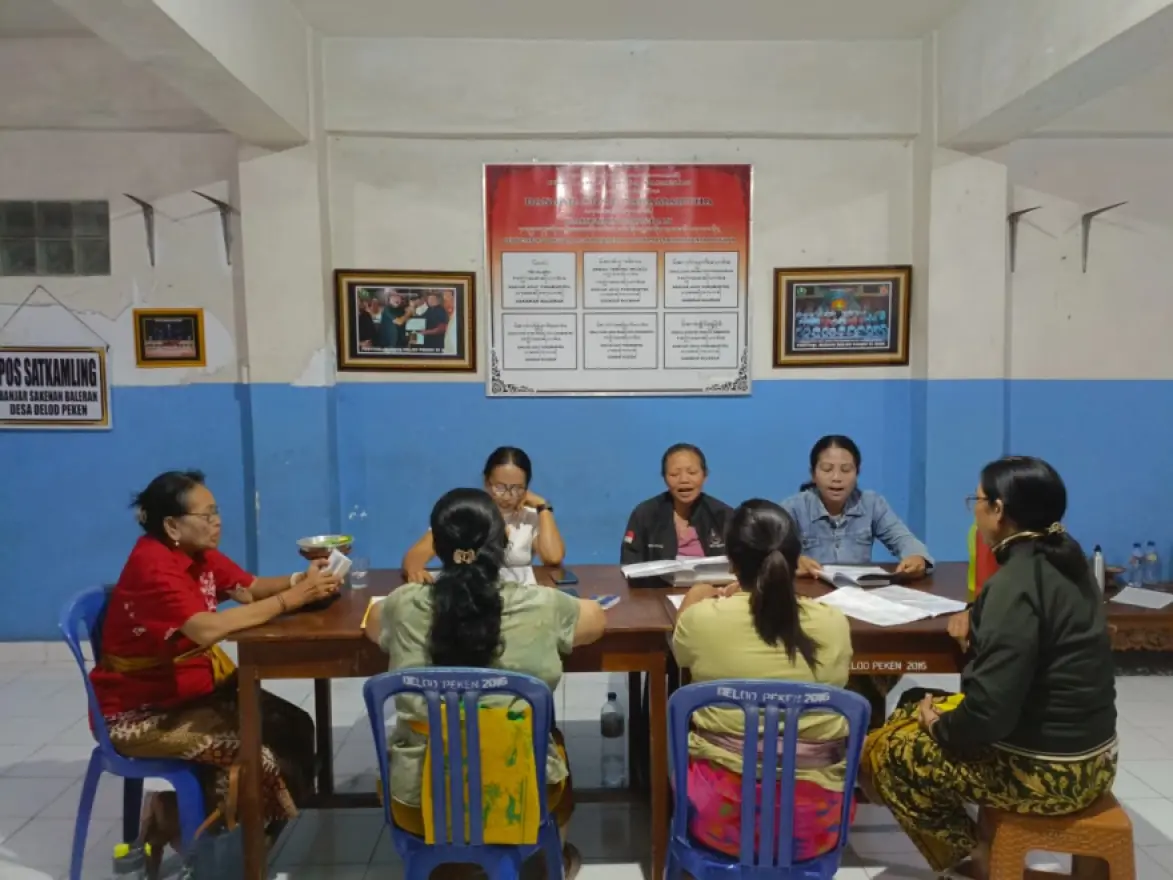 LATIHAN SEKAA SHANTI BR. SAKENAN BALERAN