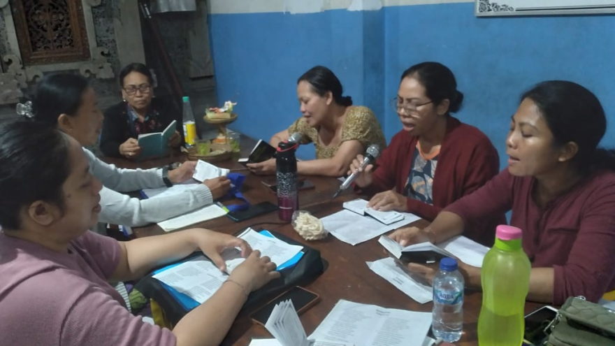 LATIHAN SEKAA SHANTI BR. DELOD RURUNG DAN SAKENAN BALERAN