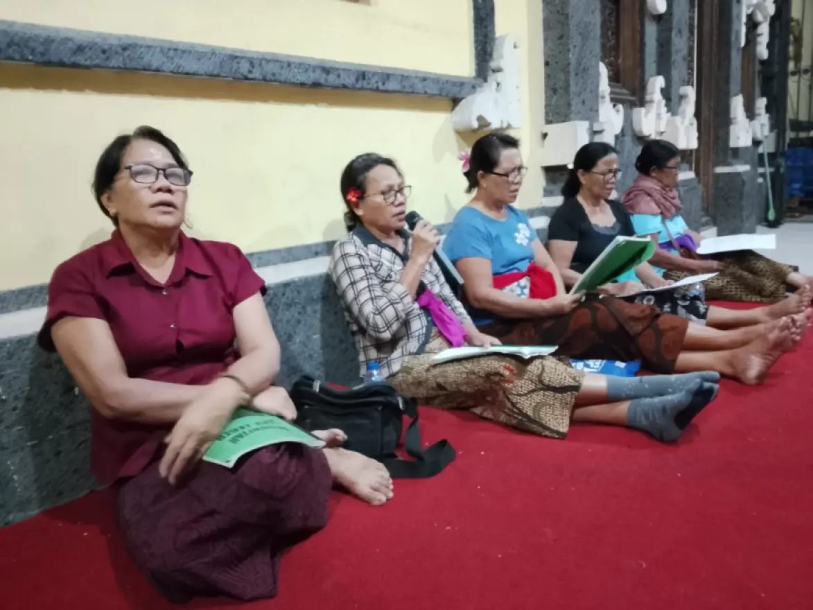 LATIHAN SEKAA SHANTI BR. DELOD RURUNG